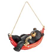 Design Toscano Summer Snooze Black Bear Statue AL59947